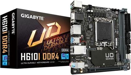 Gigabyte H610I DDR4 rev. 1.0 Motherboard Mini ITX με Intel 1700 Socket