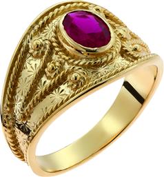 Γυναικείο Δαχτυλίδι με Ζιργκόν από Χρυσό 14Κ από το Kosmima24