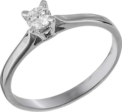 Γυναικείο μονόπετρο δαχτυλίδι με διαμάντι Κ18 039568 039568 Χρυσός 18 Καράτια από το Kosmima24