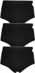 Giorgio Armani Ανδρικά Σλιπ Μαύρα Μονόχρωμα 3Pack από το Closet22