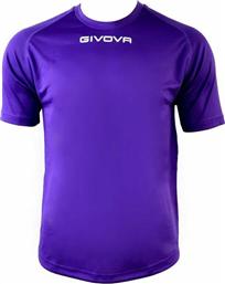 Givova One Ανδρικό Αθλητικό T-shirt Κοντομάνικο Μωβ από το MybrandShoes
