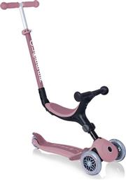 Globber Παιδικό Πατίνι Αναδιπλούμενο GoUp Foldable Plus Τρίτροχο με Κάθισμα για 15+ Μηνών Ροζ από το Moustakas Toys