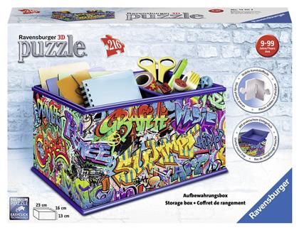 Graffiti Storage Box 3D Puzzle 216pcs (12111) Ravensburger από το Ianos