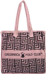 Greenwich Polo Club Υφασμάτινη Τσάντα Θαλάσσης Black/Pink από το Spitishop