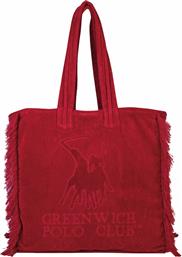 Greenwich Polo Club Υφασμάτινη Τσάντα Θαλάσσης Κόκκινη από το Spitishop
