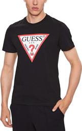 Guess Ανδρικό T-shirt Κοντομάνικο Jet Black από το Altershops
