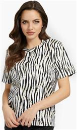Guess Γυναικείο T-shirt Animal Print Zebra από το Plus4u