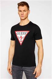 Guess Ανδρικό T-shirt Κοντομάνικο Μαύρο από το Spartoo