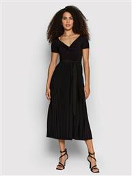Guess Midi All Day Φόρεμα Κοντομάνικο Μαύρο