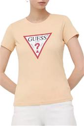 Guess W1YI1BI3Z11 Γυναικείο T-shirt Μπεζ