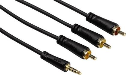 HAMA Cable 3.5mm male - 3x RCA male 3m (122162)