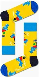 Happy Socks Island In The Sun Unisex Κάλτσες με Σχέδια Κίτρινες από το Plus4u