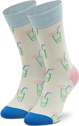 Happy Socks Lemonade Unisex Κάλτσες με Σχέδια Μπεζ από το Plus4u