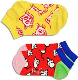 Happy Socks Παιδικά Σοσόνια Cat & Mouse Πολύχρωμα 2 Ζευγάρια
