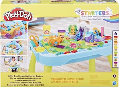Hasbro Play-Doh Πλαστελίνη - Παιχνίδι My First Play Table για 3+ Ετών, 6τμχ από το Moustakas Toys