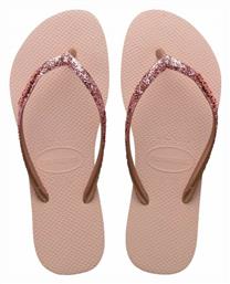 Slim Glitter II Σαγιονάρες Ballet Rose/Golden Blush Havaianas από το Plus4u