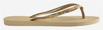 Slim Glitter II Σαγιονάρες Sand Grey Havaianas από το Altershops