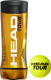 Head Tour Μπαλάκια Τένις για Τουρνουά 3τμχ