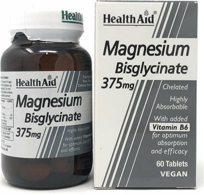 Health Aid Magnesium Bisglycinate 375mg 60 ταμπλέτες από το Pharm24