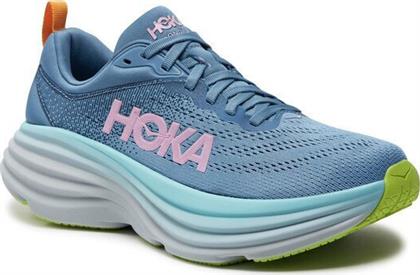 Hoka Bondi 8 Γυναικεία Αθλητικά Παπούτσια Running Μπλε από το Zakcret Sports