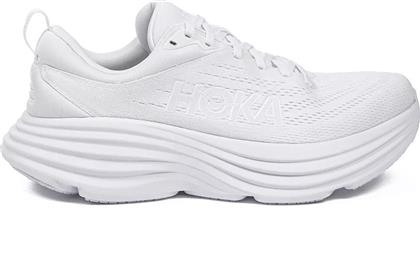 Hoka Bondi 8 Γυναικεία Αθλητικά Παπούτσια Running Λευκά από το Cosmos Sport
