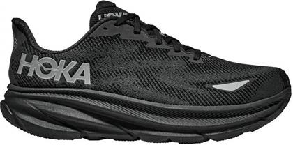 Hoka Clifton 9 Ανδρικά Αθλητικά Παπούτσια Running Αδιάβροχα με Μεμβράνη Gore-Tex Μαύρα