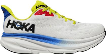 Hoka Clifton 9 Ανδρικά Αθλητικά Παπούτσια Running Λευκά από το Zakcret Sports