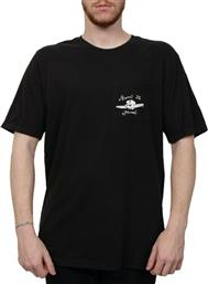 Hurley Born Shred Ανδρικό T-shirt Μαύρο με Στάμπα από το Altershops
