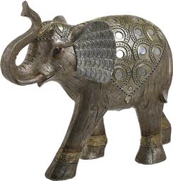 Inart Διακοσμητικός Ελέφαντας Πολυρητίνης Χρυσός 32x13x28cm από το 24home