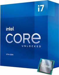 Intel Core i7-11700K 3.6GHz Επεξεργαστής 8 Πυρήνων για Socket 1200 σε Κουτί από το Public