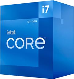 Intel Core i7-12700 2.1GHz Επεξεργαστής 12 Πυρήνων για Socket 1700 σε Κουτί με Ψύκτρα από το e-shop