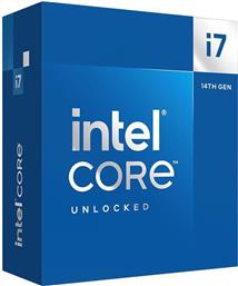 Intel Core i7-14700K 2.5GHz Επεξεργαστής 20 Πυρήνων για Socket 1700 σε Κουτί από το e-shop