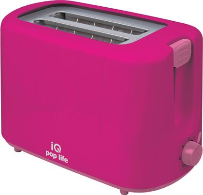 IQ Pop Life ST-602 Φρυγανιέρα 2 Θέσεων 700W Ροζ από το Shop365