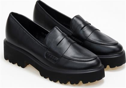 Issue Fashion Γυναικεία Loafers σε Μαύρο Χρώμα