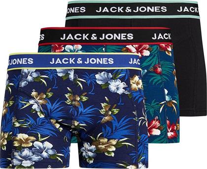 Jack & Jones Ανδρικά Μποξεράκια Πολύχρωμα 3Pack
