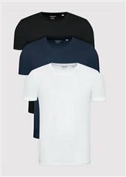 Jack & Jones Ανδρικό T-shirt 3Pack Πολύχρωμο από το Modivo