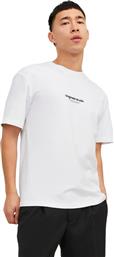 Jack & Jones Ανδρικό T-shirt Κοντομάνικο Λευκό