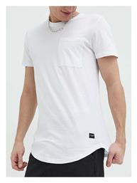 Jack & Jones Ανδρικό T-shirt Λευκό Μονόχρωμο από το Modivo