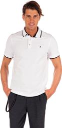Jack & Jones Ανδρικό T-shirt Polo Λευκό από το Altershops