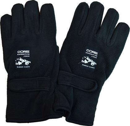 Jack & Jones Μαύρα Ανδρικά Fleece Γάντια από το Plus4u