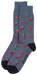 John Frank Chili Pepper Ανδρικές Κάλτσες Με Σχέδια Πολύχρωμες