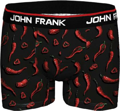 John Frank So Hot Ανδρικό Μποξεράκι Μαύρο με Σχέδια