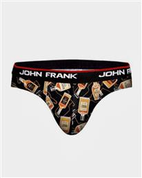 John Frank Tenessey Ανδρικό Σλιπ Μαύρο με Σχέδια από το Closet22