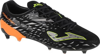 Joma Evolution Cup FG Χαμηλά Ποδοσφαιρικά Παπούτσια με Τάπες Μαύρα