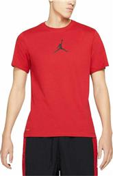 Jordan Ανδρικό Αθλητικό T-shirt Κοντομάνικο Κόκκινο από το Cosmos Sport