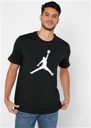 Jordan Jumpman Ανδρικό Αθλητικό T-shirt Κοντομάνικο Μαύρο από το Sneaker10