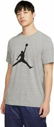Jordan Jumpman Ανδρικό T-shirt Carbon Heather με Λογότυπο