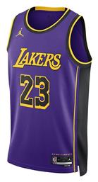 Los Angeles Lakers LeΒron James Statement Edition Ανδρική Φανέλα Εμφάνισης Μπάσκετ Jordan από το Zakcret Sports