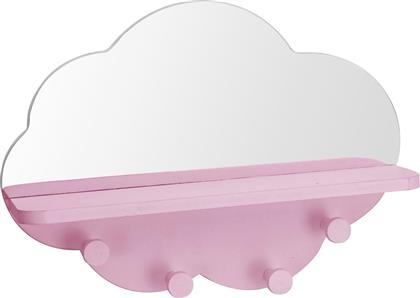 Καθρέφτης Τοίχου Με 4 Κρεμαστράκια (39x8.5x27) K-M Cloud Pink HZ1990160 39x8.5x27 από το Spitishop