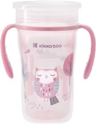 Kikka Boo Παιδικό Ποτηράκι ''Sippy Cup 360°'' από Πλαστικό Ροζ 300ml για 12m+ από το Moustakas Toys